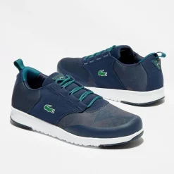 Homme Lacoste Baskets^Baskets L.Ight 317 1 bleu marine/vert