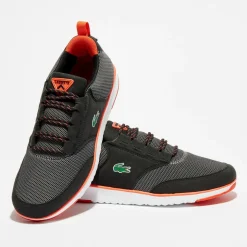 Homme Lacoste Baskets^Baskets L.Ight 317 1 noir/rouge