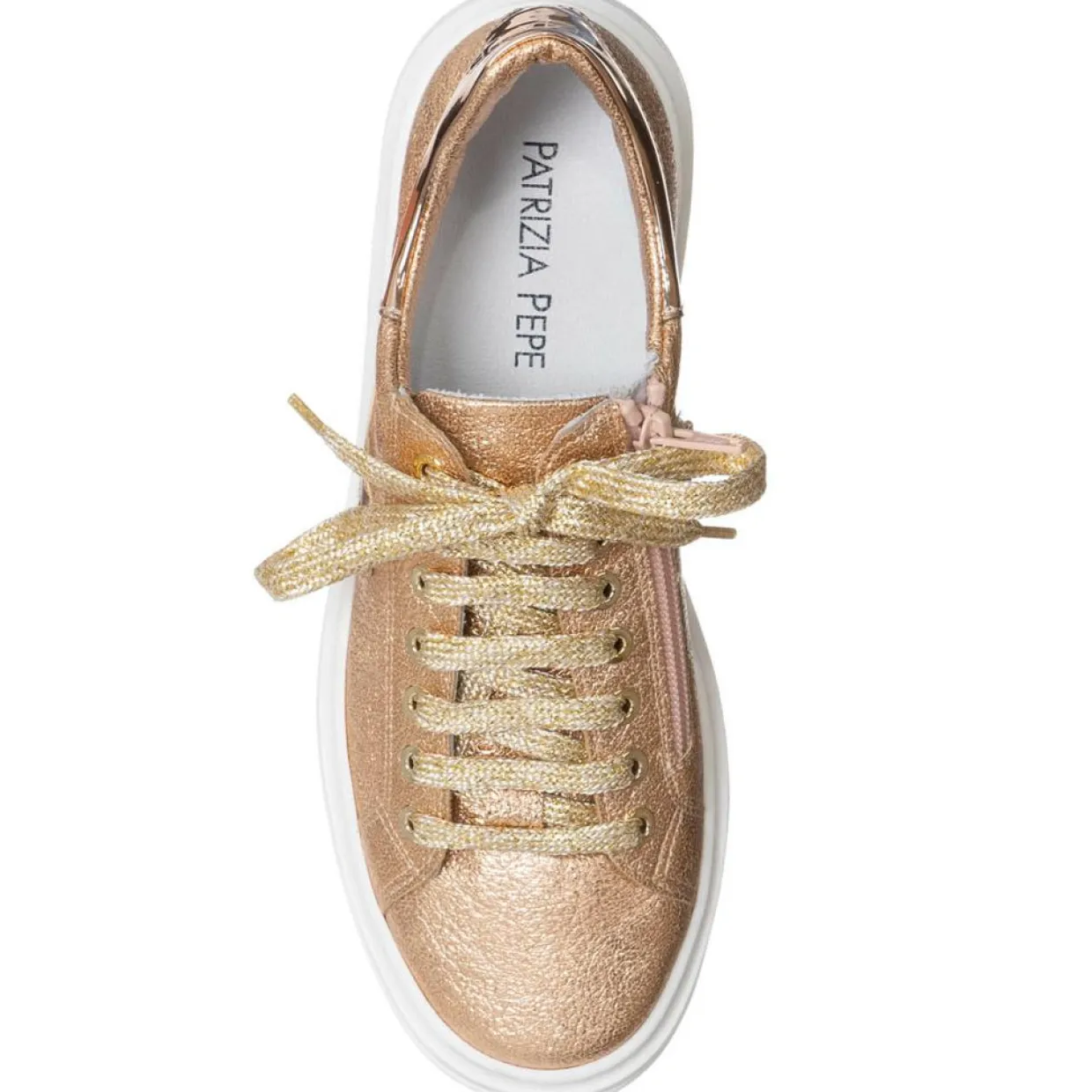 Femme Patrizia Pepe Baskets^Baskets Lora rose doré