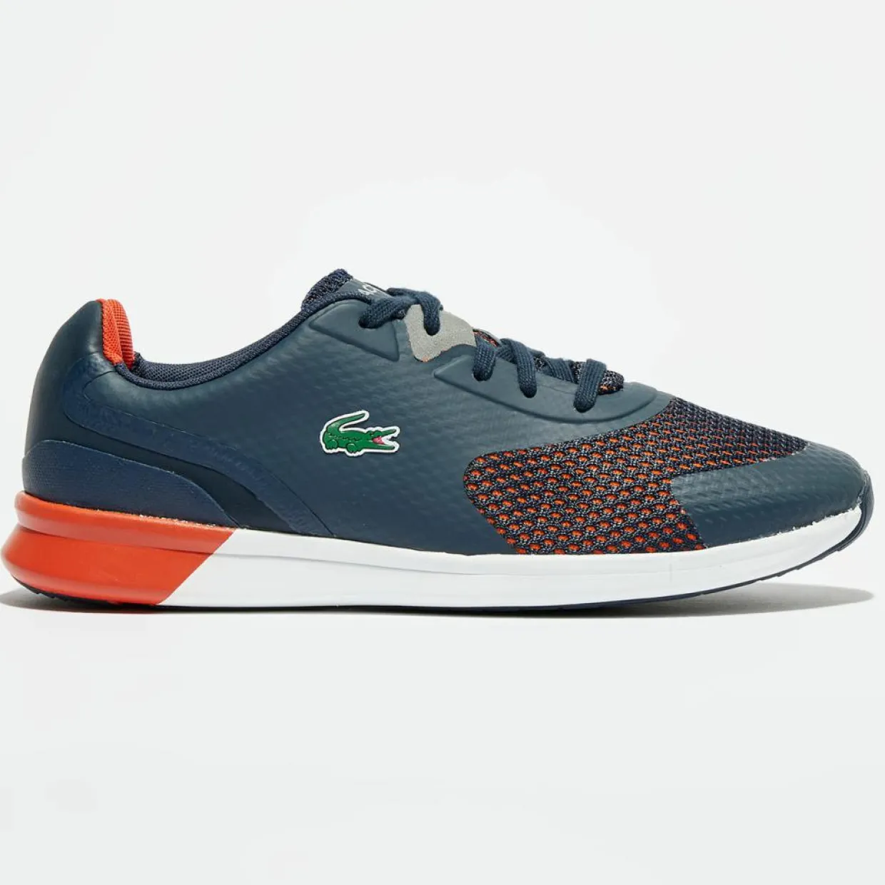 Baskets Ltr.01 317 6 bleu marine/rouge-Lacoste Discount