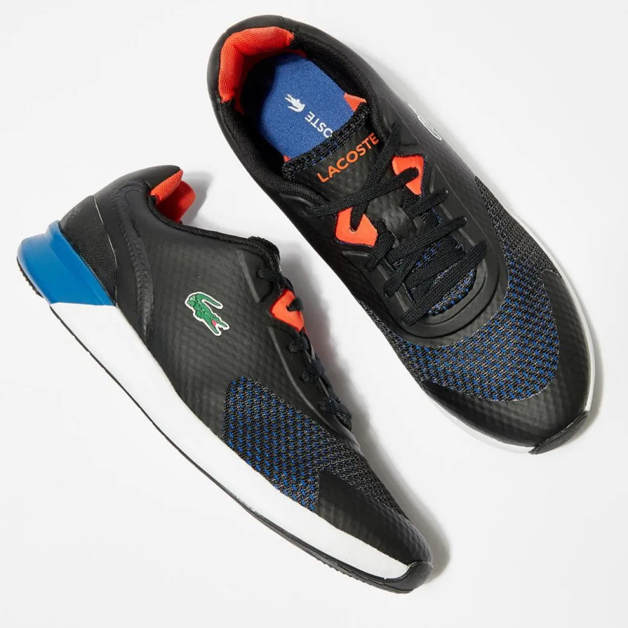 Homme Lacoste Baskets^Baskets Ltr.01 317 6 noir/bleu foncé