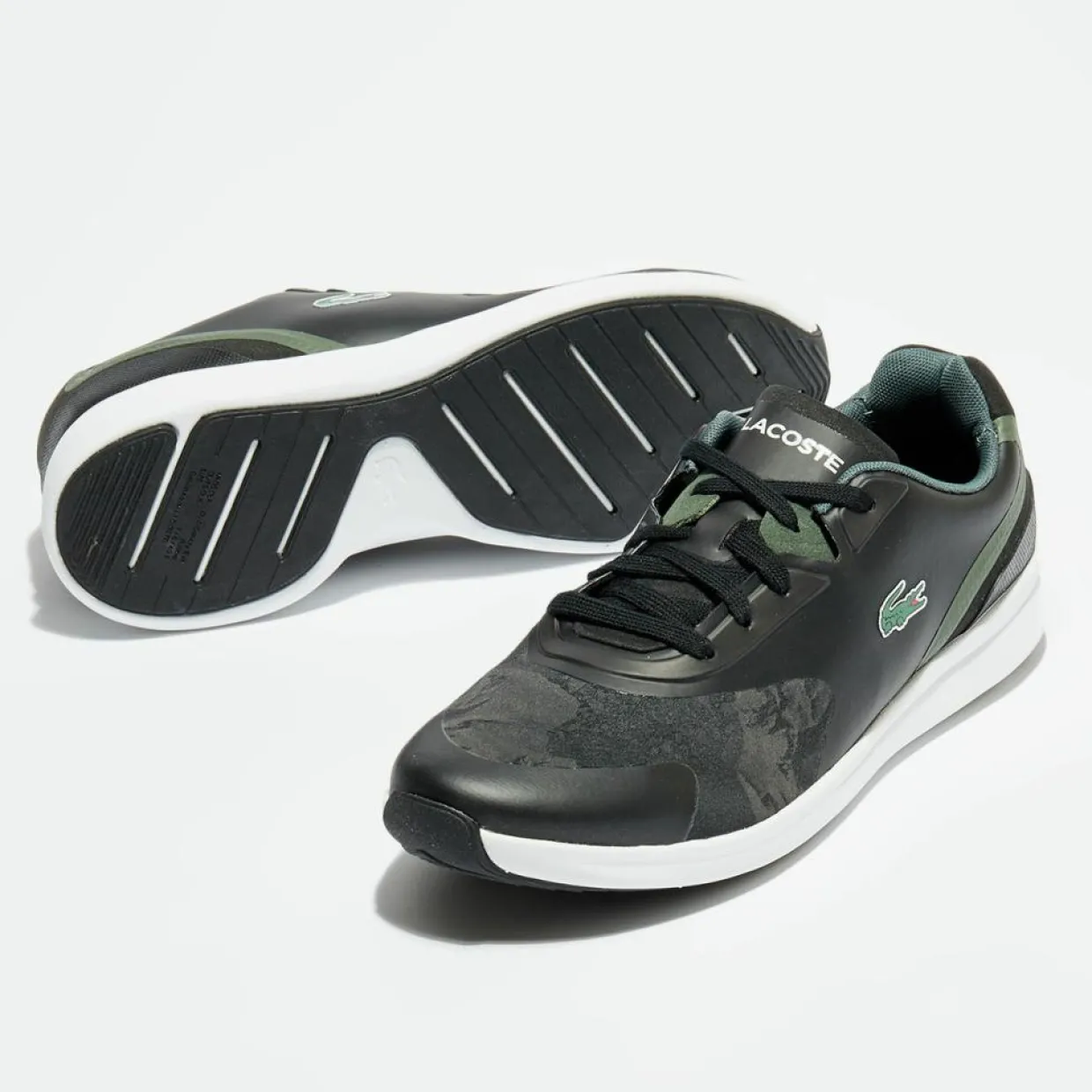 Baskets Ltr.01 317 5 noir/vert-Lacoste Outlet