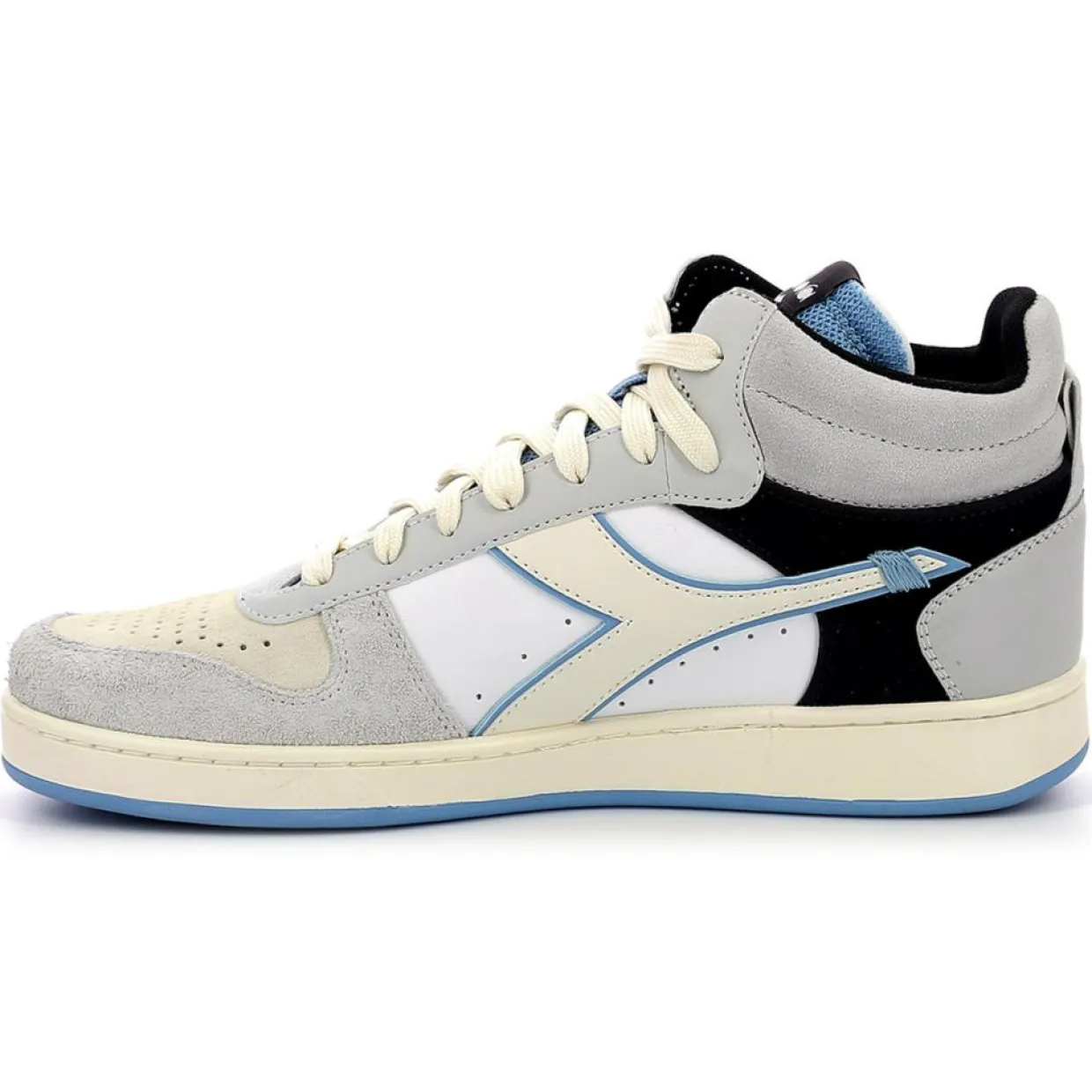 Homme Diadora Baskets^Baskets Magic Demi Twin blanc/gris