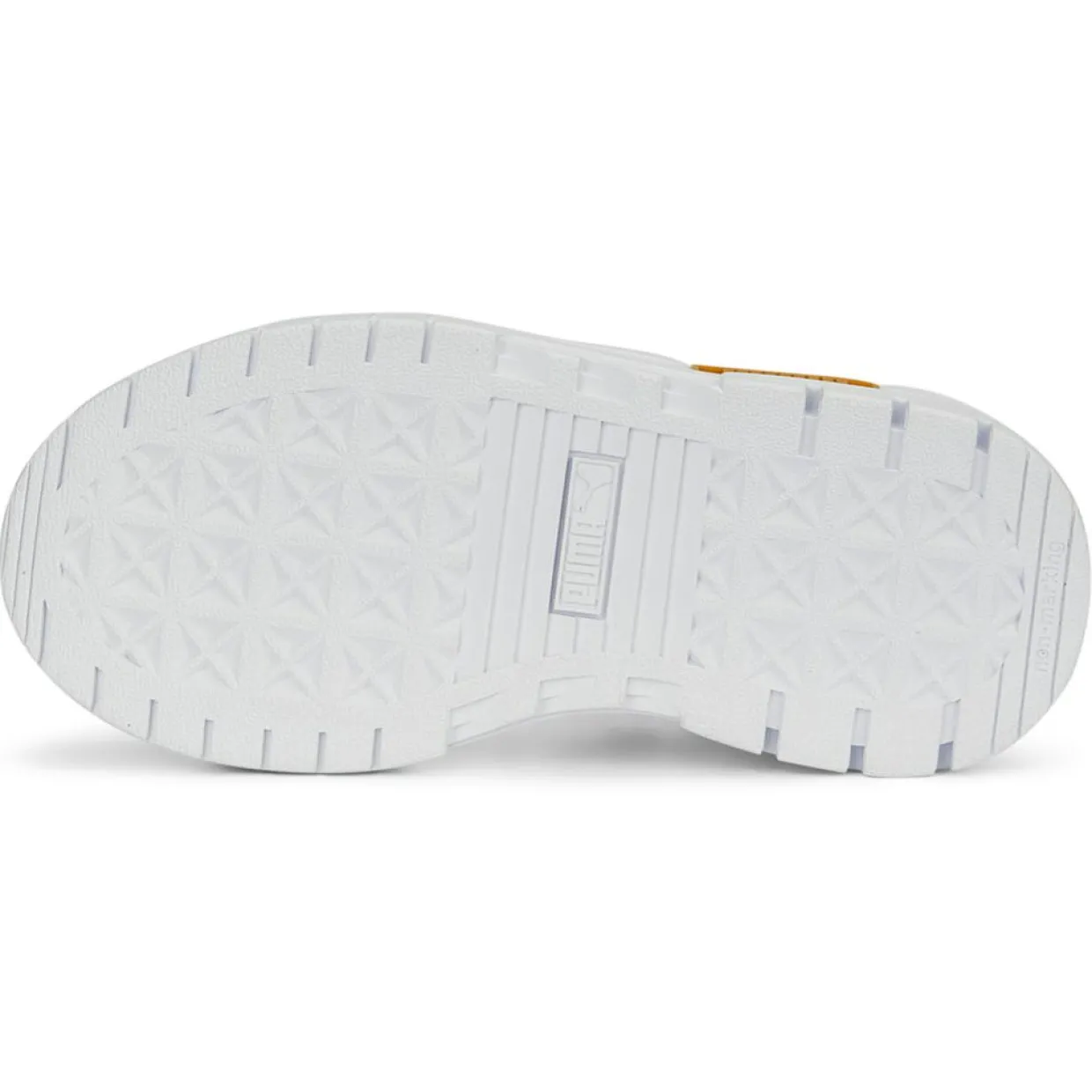 Enfant Puma Fille^Baskets Mayze Wild blanc/orange