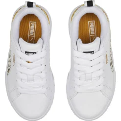 Enfant Puma Fille^Baskets Mayze Wild blanc/orange