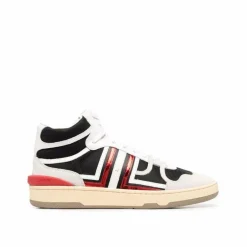Homme Lanvin Baskets^Baskets montantes Clay noires