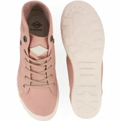 Femme Palladium Baskets^Baskets montantes en Twill Gaetane rose clair