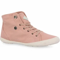 Femme Palladium Baskets^Baskets montantes en Twill Gaetane rose clair