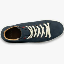 Homme Bocage Baskets^Baskets montantes en Velours de Cuir Hadrien marine