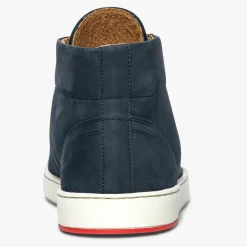 Homme Bocage Baskets^Baskets montantes en Velours de Cuir Hadrien marine