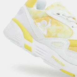 Baskets R850 blanc/jaune-Le Coq Sportif New