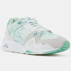 Baskets R1000 blanc/vert-Le Coq Sportif Online
