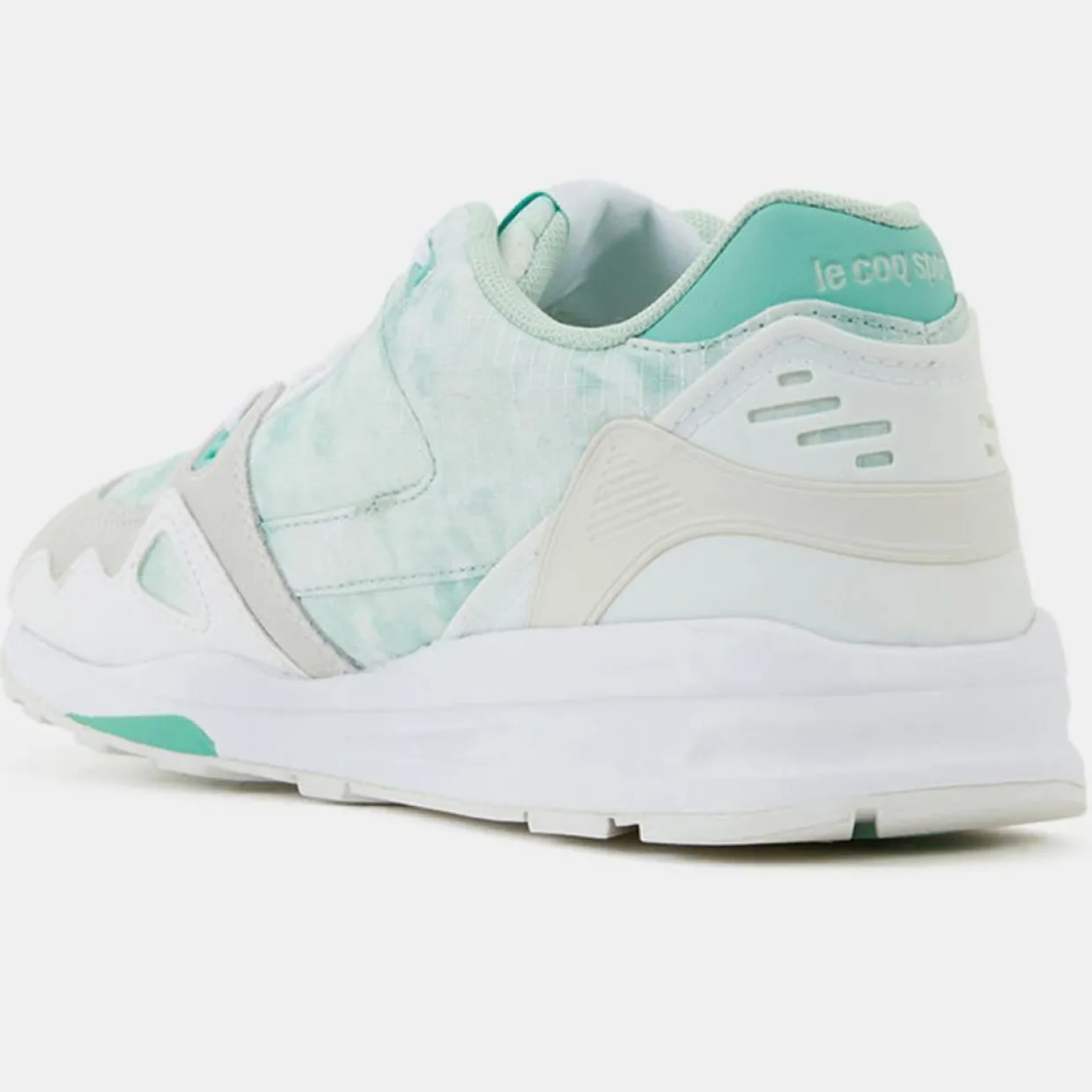 Baskets R1000 blanc/vert-Le Coq Sportif Online
