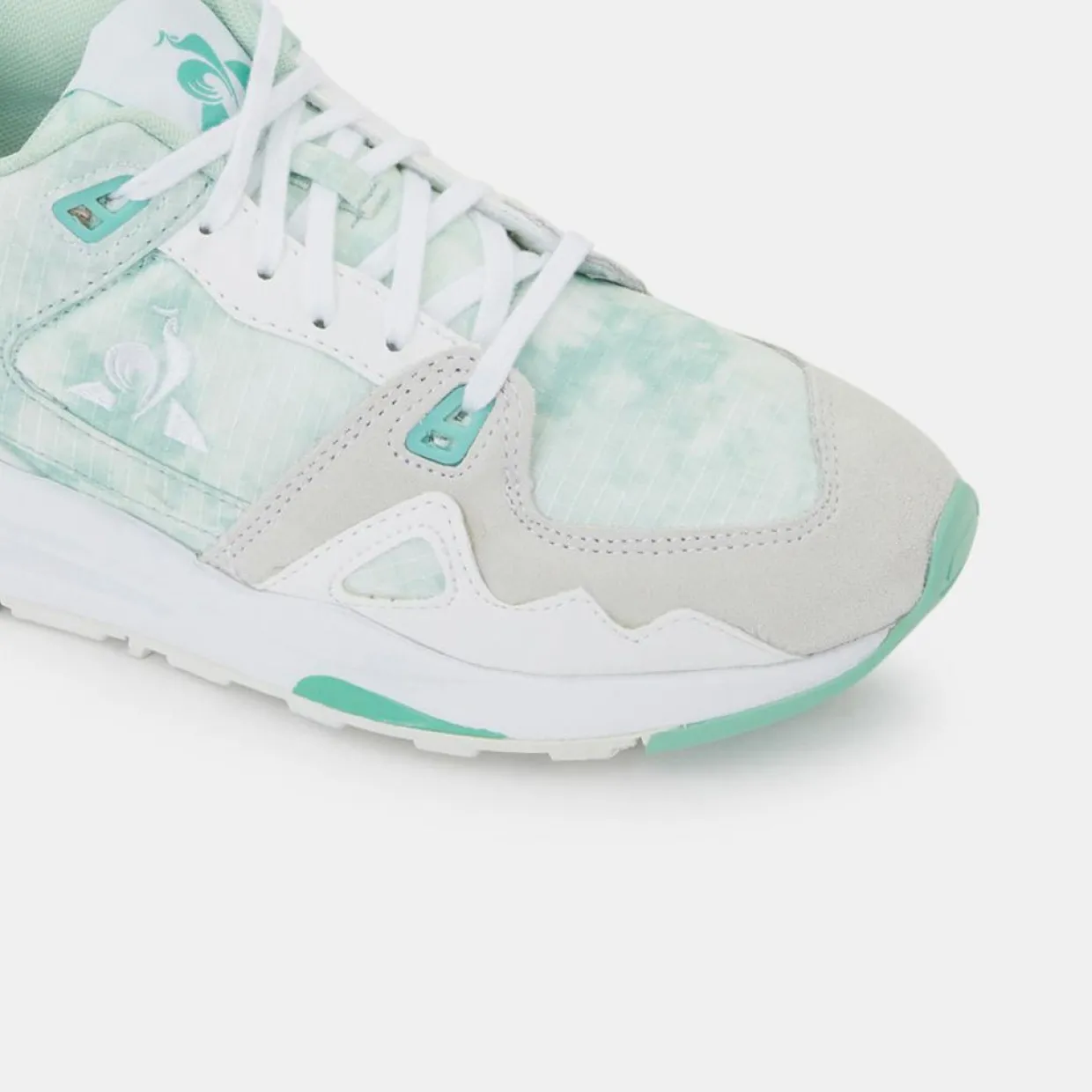 Baskets R1000 blanc/vert-Le Coq Sportif Online