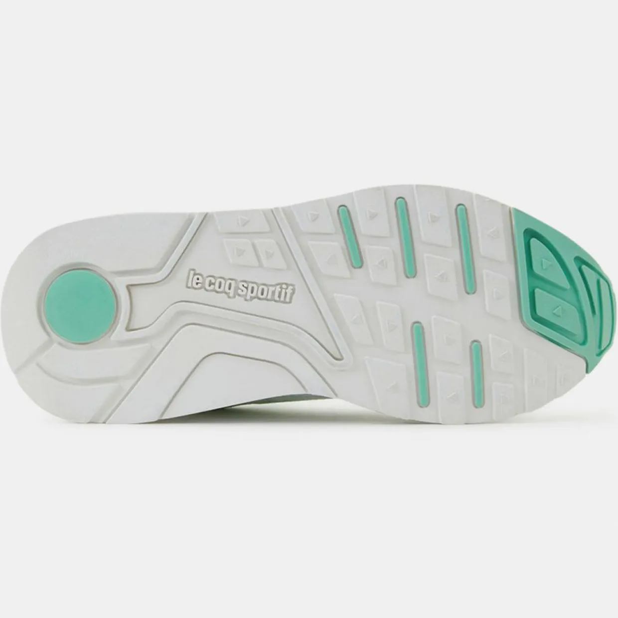 Baskets R1000 blanc/vert-Le Coq Sportif Online