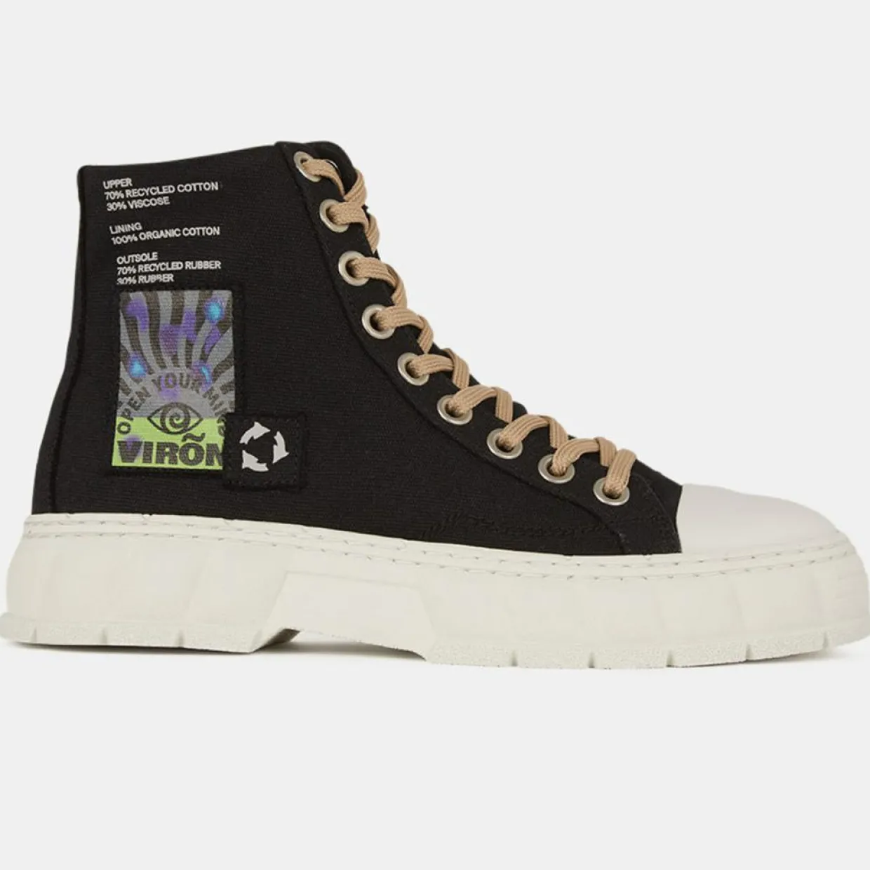 Femme Viron Baskets^Baskets recyclées 1982 noires