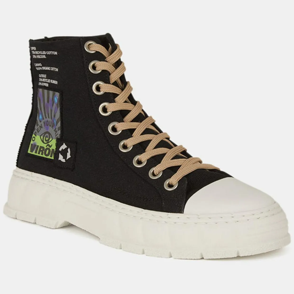 Femme Viron Baskets^Baskets recyclées 1982 noires