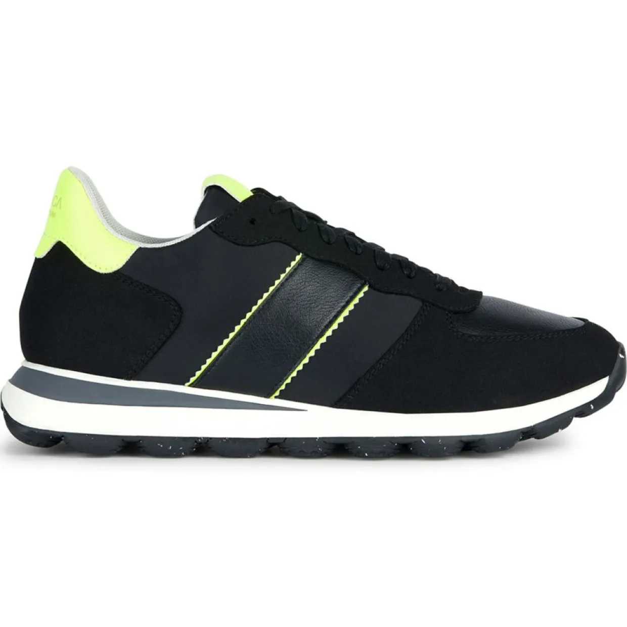 Baskets Spherica noir/citron-Geox Outlet