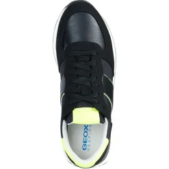 Baskets Spherica noir/citron-Geox Outlet