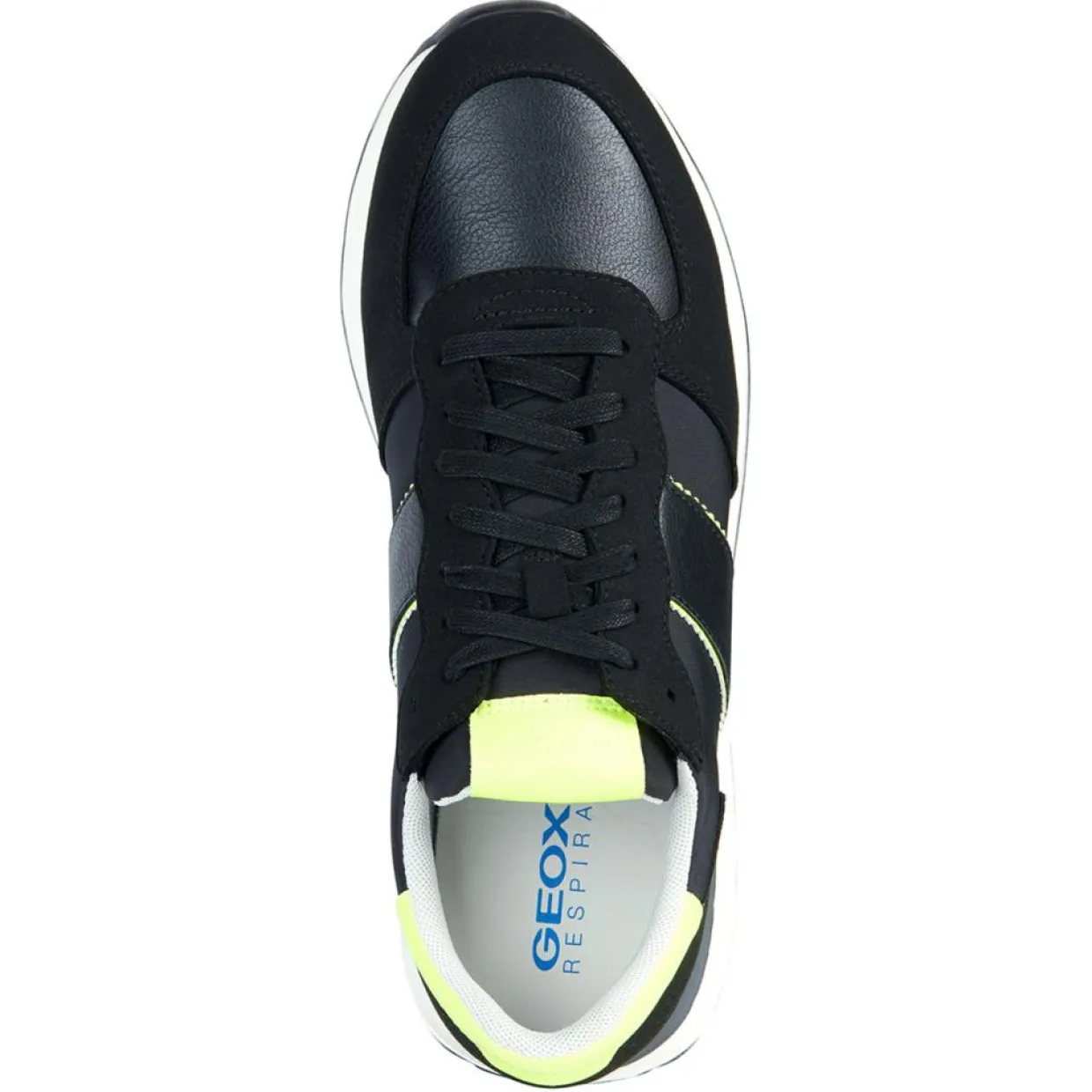Baskets Spherica noir/citron-Geox Outlet