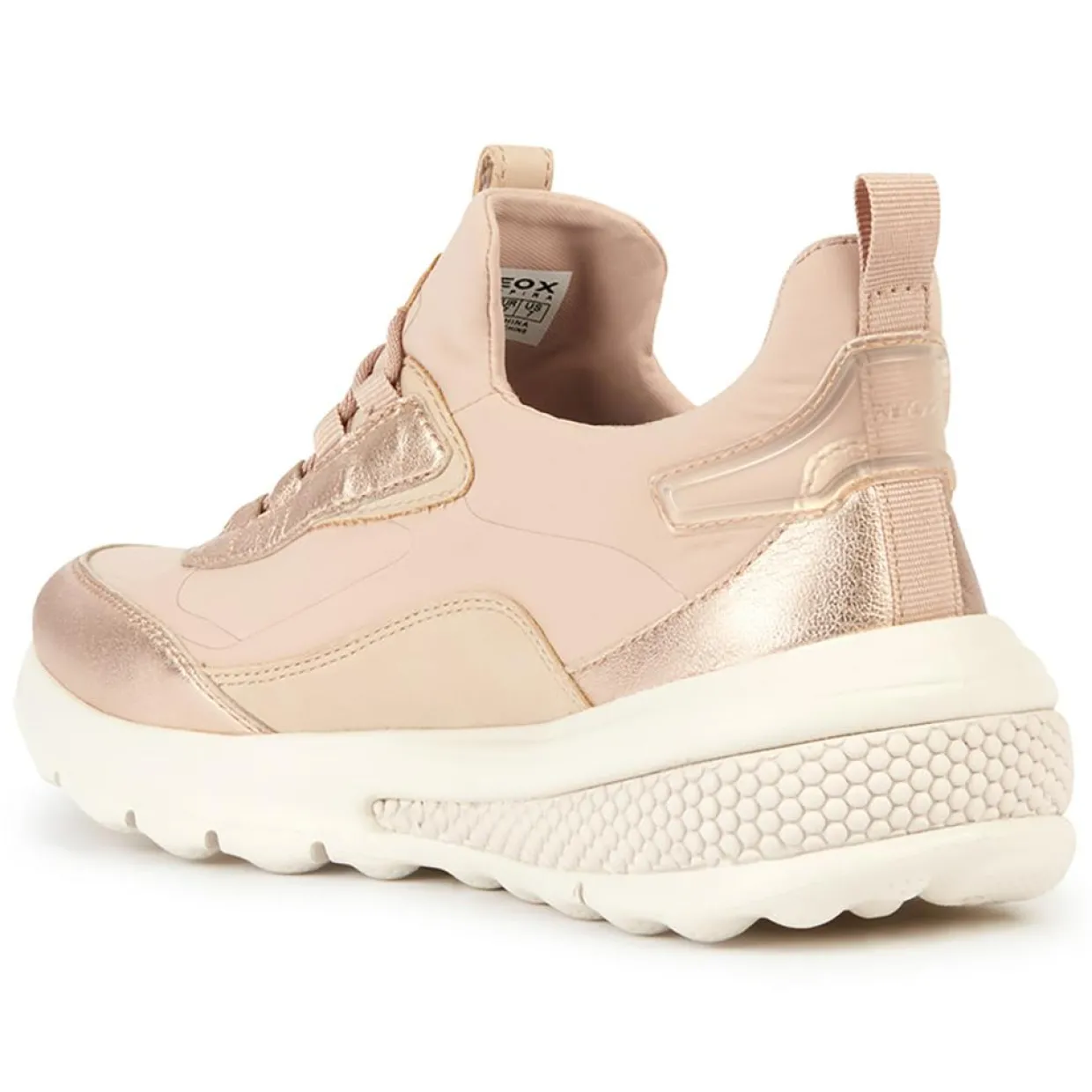 Baskets Spherica nude/rose doré-Geox Outlet
