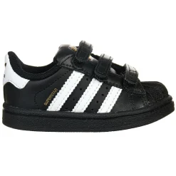 Baskets Superstar en Cuir à scratch noir/blanc-Adidas Online
