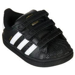 Baskets Superstar en Cuir à scratch noir/blanc-Adidas Online