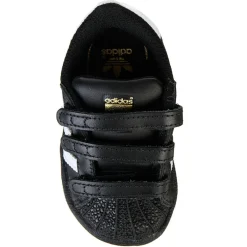 Baskets Superstar en Cuir à scratch noir/blanc-Adidas Online