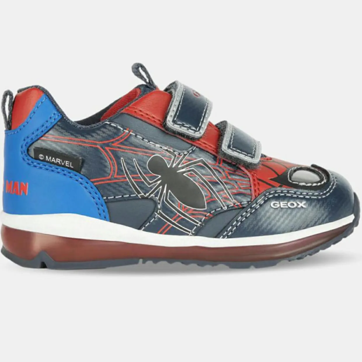 Enfant Geox Garçon^Baskets Todo Spider-Man x Marvel bleu/noir