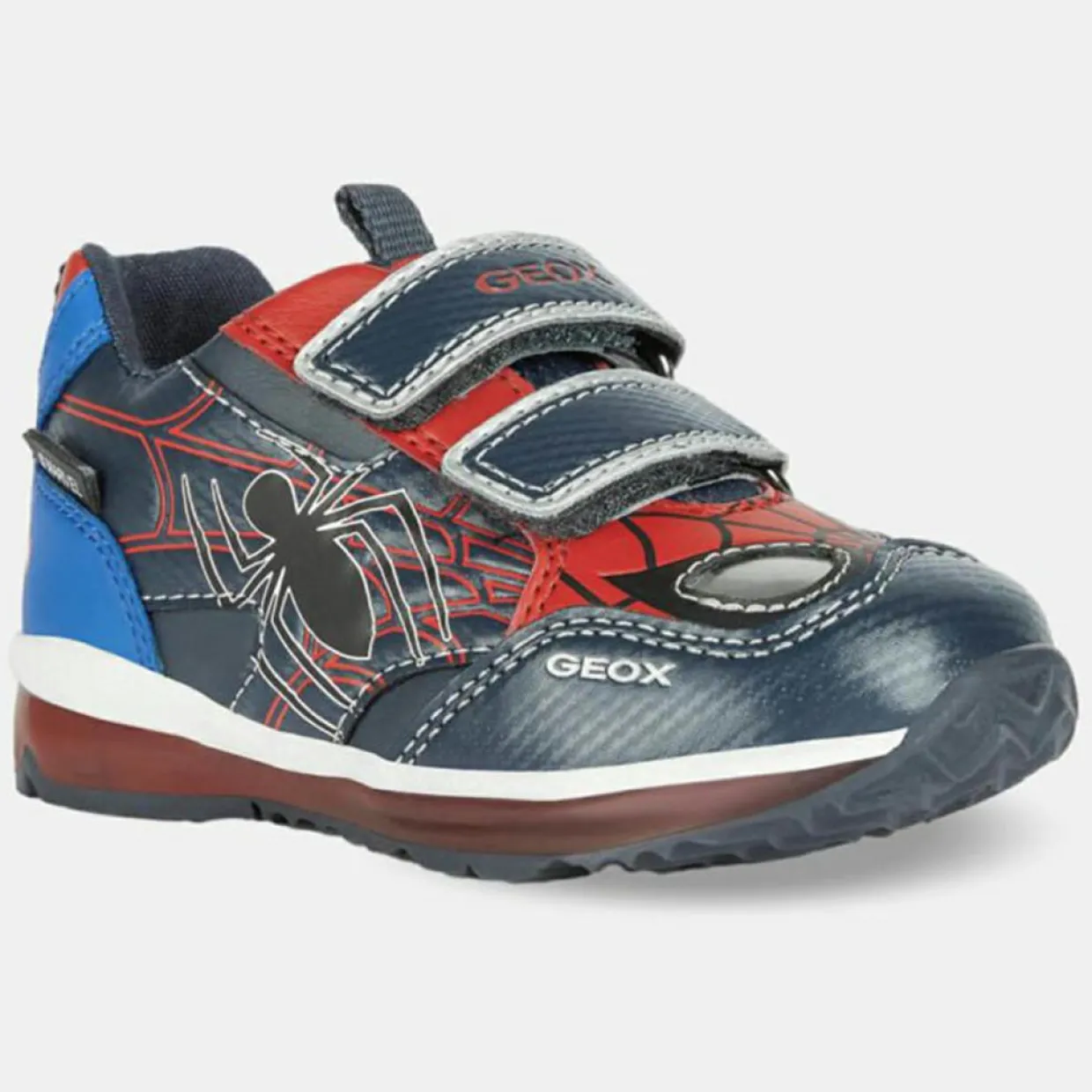 Enfant Geox Garçon^Baskets Todo Spider-Man x Marvel bleu/noir