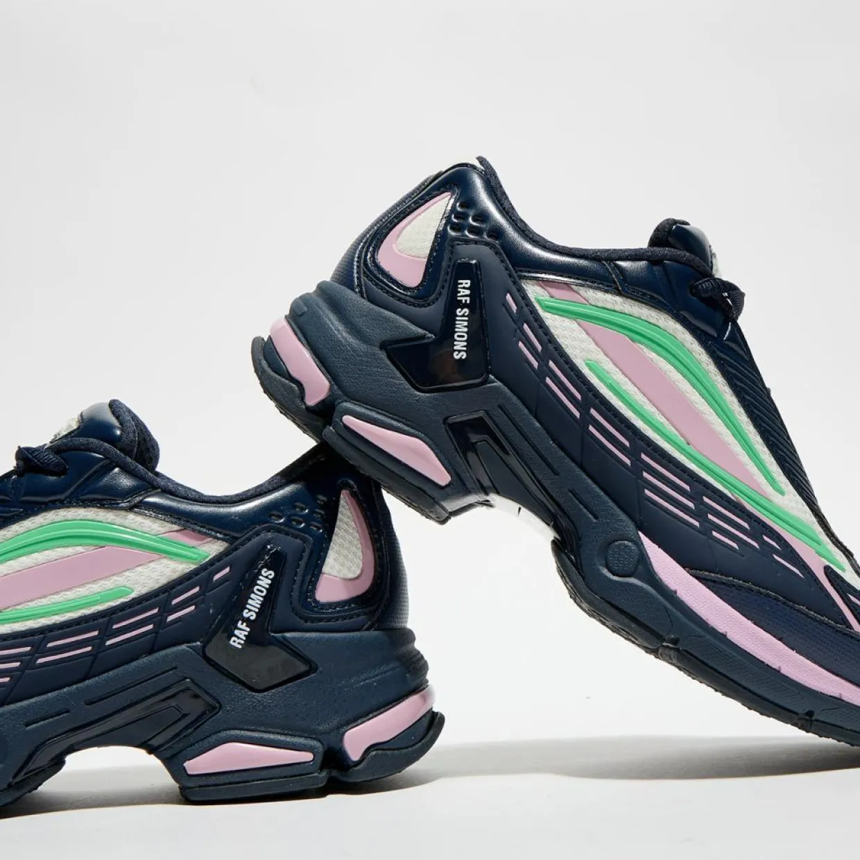 Femme Raf Simons Baskets^Baskets Ultrasceptre bleu/vert