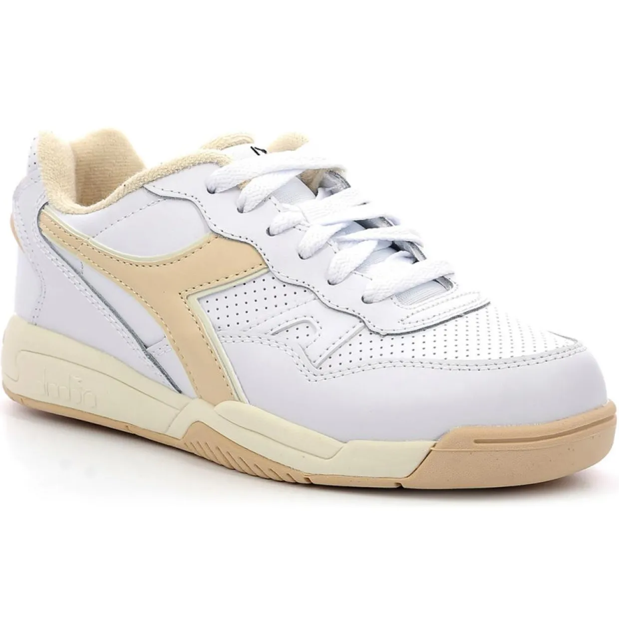 Baskets Winner blanc/jaune-Diadora Discount