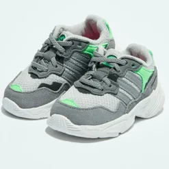 Enfant Adidas Bébé^Baskets Yung-96 gris/vert