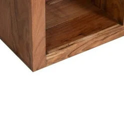 Bibliothèque asymétrique acacia greco miel - 75x30x185 cm-Bois & Chiffons New
