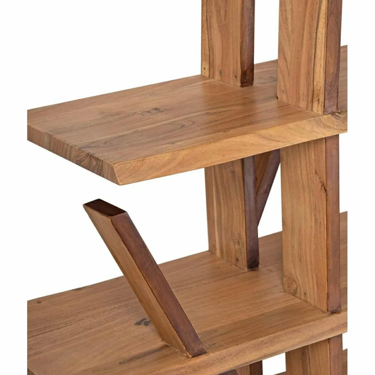 Bibliothèque déstructurée saba marron - 180x40x200 cm-Bois & Chiffons Best