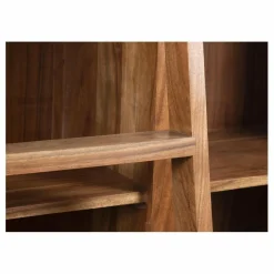 Bois & Chiffons Bureaux^Bibliothèque ouverte échelle 200 cm Acacia Emma II Marron - 100x35x200 cm