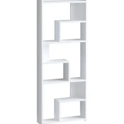 Wooden Art Etagères^Bibliothèque prins blanche - 60x150x15 cm