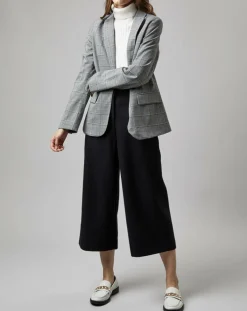 Blazer en Laine mélangée à carreaux gris-Marc O'Polo