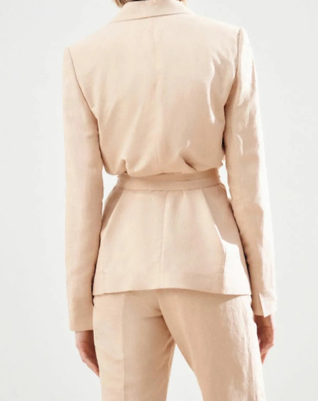 Femme Caroll Vestes, Blousons^Blazer en Lin mélangé Isaline teint