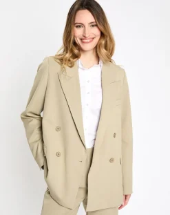 Blazer Esp vert/beige-Esprit Discount