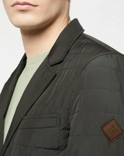 Blazer matelassé Quilted noir-Hackett London Best