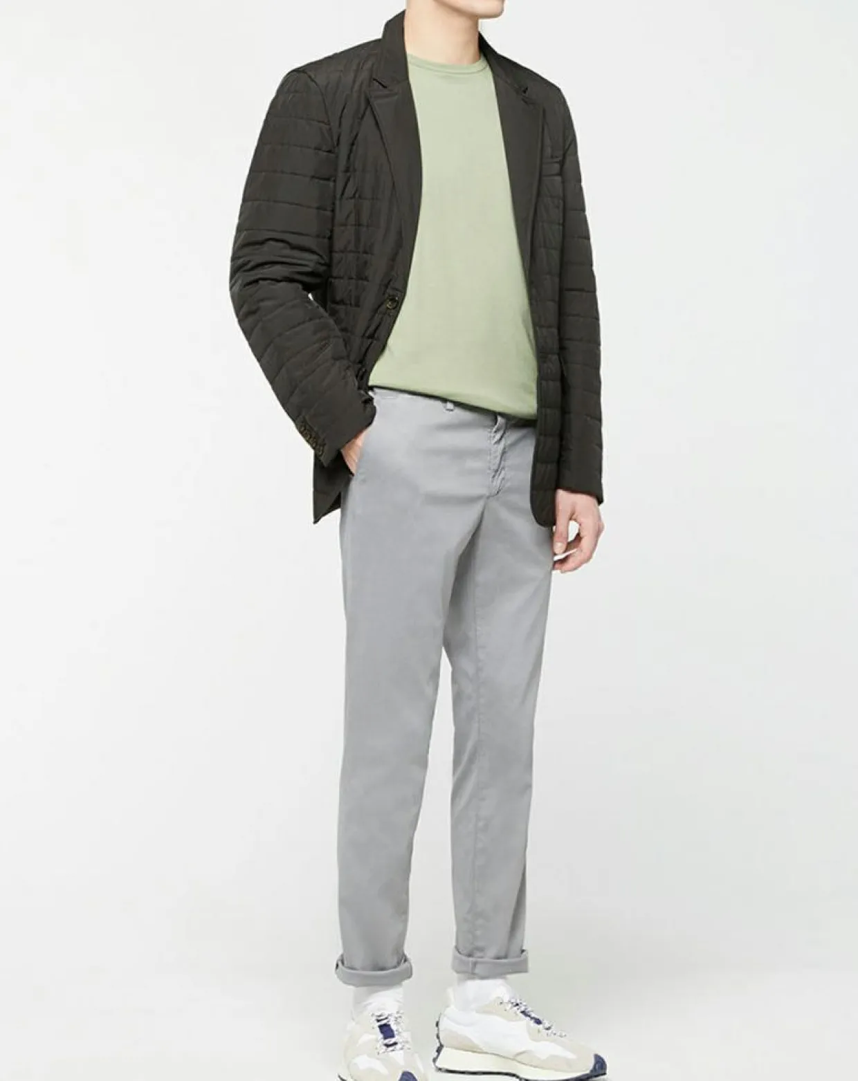 Blazer matelassé Quilted noir-Hackett London Best
