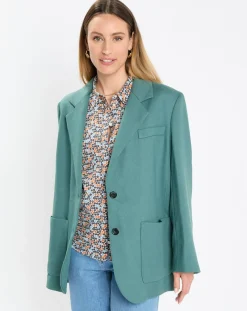 Blazer Oversize 2 boutons vert-Marc O'Polo Online