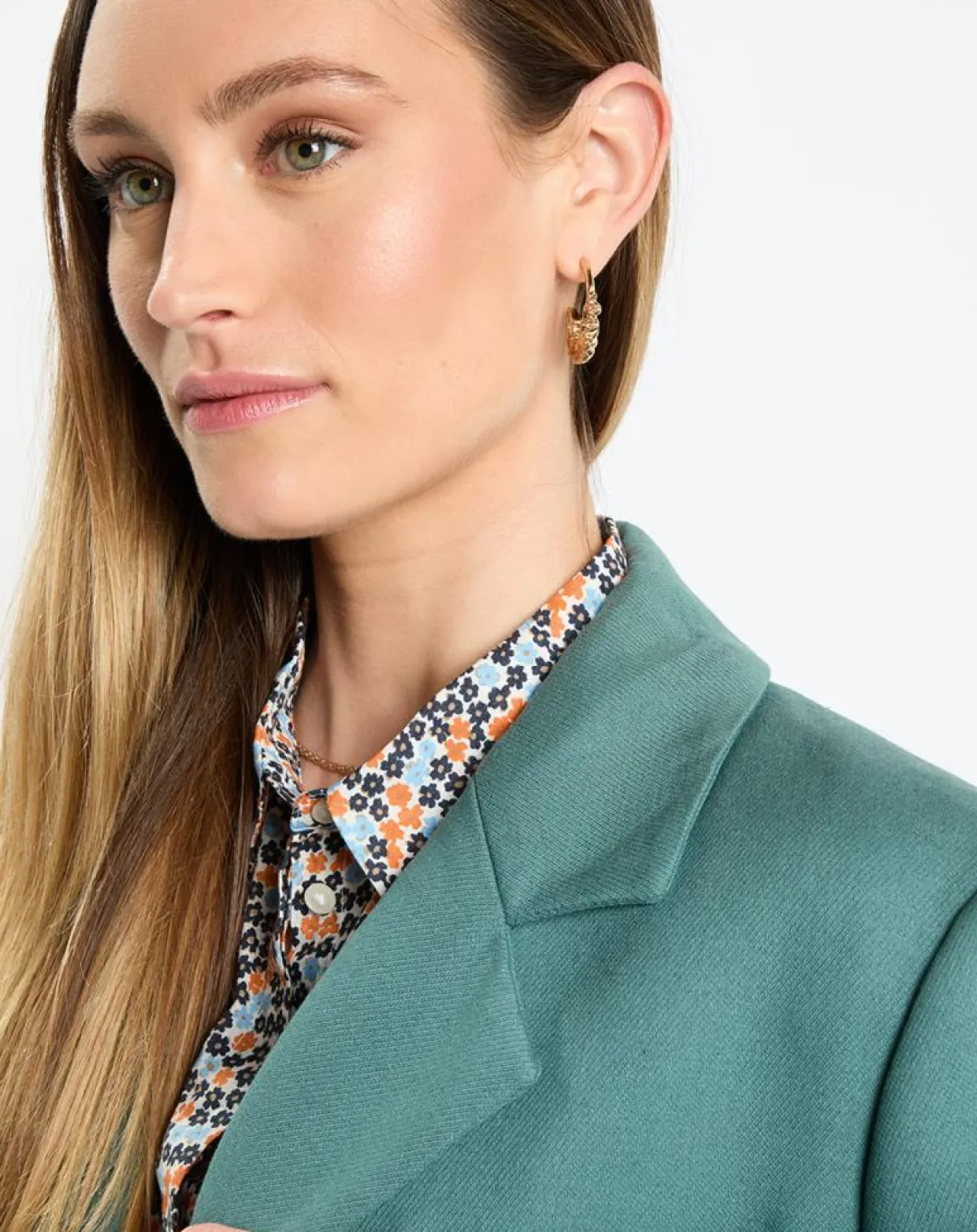 Blazer Oversize 2 boutons vert-Marc O'Polo Online
