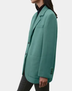 Blazer Oversize 2 boutons vert-Marc O'Polo Online
