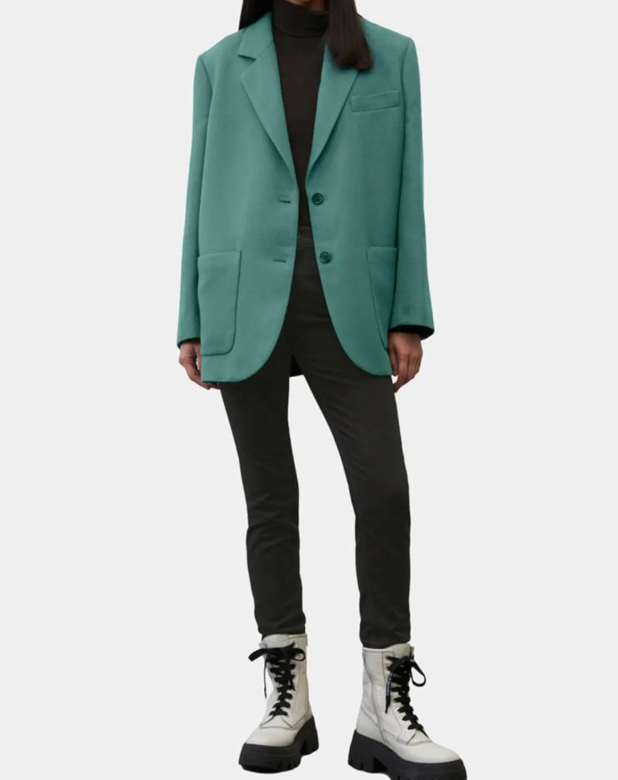 Blazer Oversize 2 boutons vert-Marc O'Polo Online