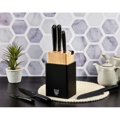 Bloc avec couteaux de cuisine Jensen Porvoo - 8 pièces-Bjorn Clearance