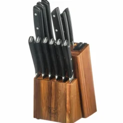 Bloc avec couteaux de cuisine et couteaux à steak Erling Loviisa - 14 pièces-Bjorn Clearance
