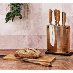 Bjorn Couteaux^Bloc avec couteaux de cuisine Jakob Rauma bois mat - 7 pièces