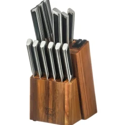 Bloc avec couteaux de cuisine et couteaux à steak Loki Loviisa - 14 pièces-Bjorn Sale